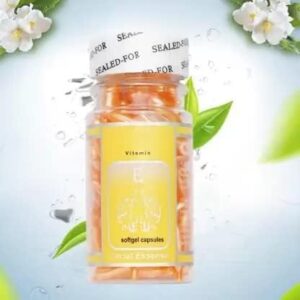 vitamin e capsule for face pimple glowing skin 60 capsule each bottle asorted color (60 g)