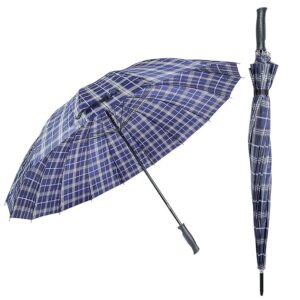 harshlove umbrella waterproof 190 t polyester double coat silver lined checks design matching handle umbrella for men and women arkay brand big size