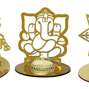 harshlove shadow combo set of 3 laxmi ganesha and om brand: harshlove