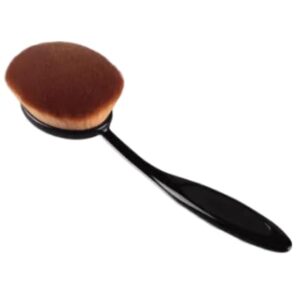 oval makeup brush and foundation brush set professional oval brushes for flawless makeup application and blending (pack of 2)