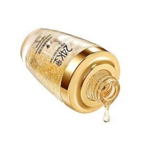 harshlove 24k face serum gold with niacinamide & hyaluronic acid dewy primer for face makeup, fragrance free, all skin types korean skin care for men & women, 30ml